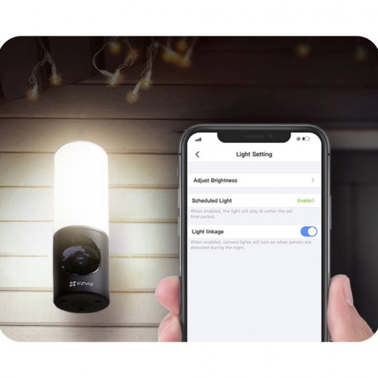 EZVIZ EL3 Smart Security Light Camera 3MP 2K WiFi 6 AI Tracking