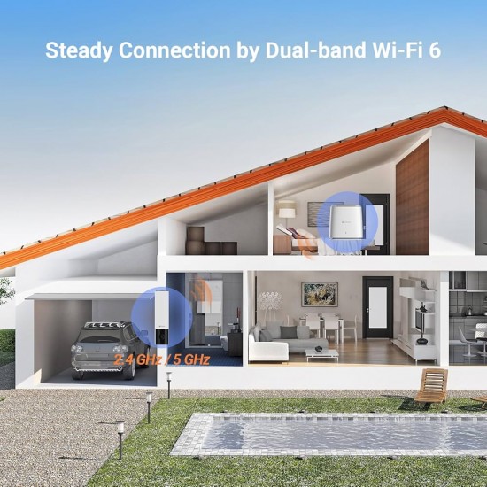 EZVIZ EL3 Smart Security Light Camera 3MP 2K WiFi 6 AI Tracking