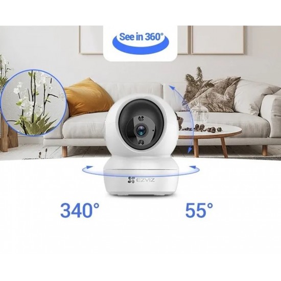 EZVIZ H6C Smart WiFi Pan & Tilt Camera 2MP from Satcity.ie Ireland Limerick EZVIZ H6C Smart WiFi Pan Tilt Camera 2MP