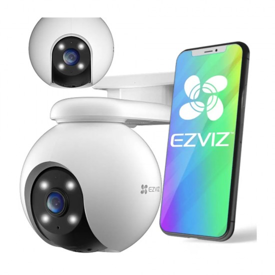 EZVIZ H8 Pro 3K Pan & Tilt WiFi Camera 5MP, AI, Active Defence, ColourVu