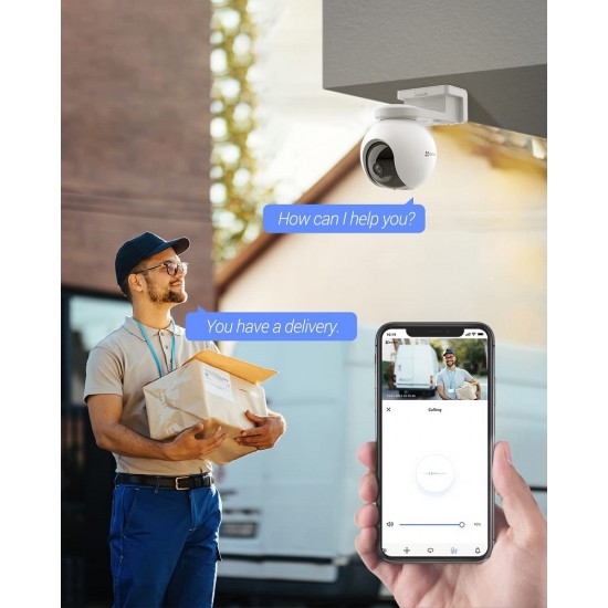 EZVIZ H8 Pro 3K Pan & Tilt WiFi Camera 5MP, AI, Active Defence, ColourVu