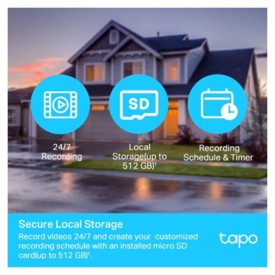 TP-Link Tapo Pan Tilt Smart Security Camera Outdoor CCTV C500