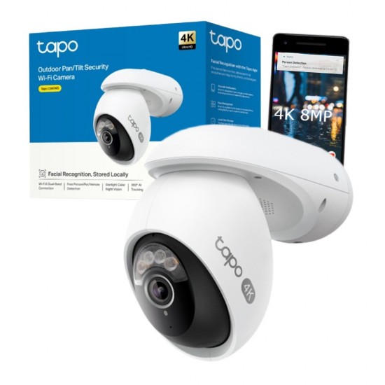 TP-Link Tapo C560WS Outdoor Pan & Tilt WiFi Security Camera with Colour Night Vision TP-Link Tapo C560WS Outdoor Pan & Tilt WiFi Security Camera with Colour Night Vision