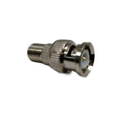 BNC MALE PLUG TO F FEMALE SOCKET CONNECTOR ADAPTER CCTV SCREW ON CONVERTER 1