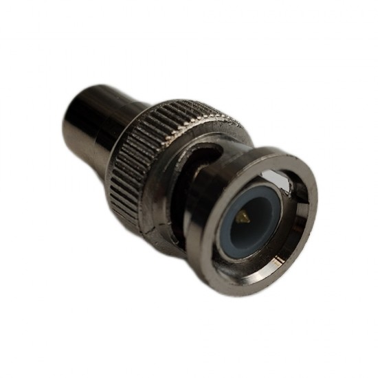 BNC Male Plug to RCA Female Socket Connector Adapter CCTV 1 from satcity.ie Limerick Ireland