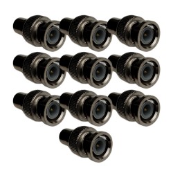 BNC Male Plug to RCA Female Socket Connector Adapter CCTV 10