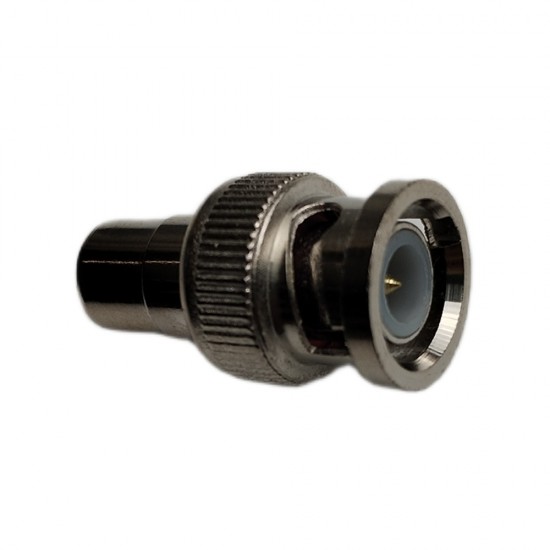 BNC Male Plug to RCA Female Socket Connector Adapter CCTV 1 from satcity.ie Limerick Ireland