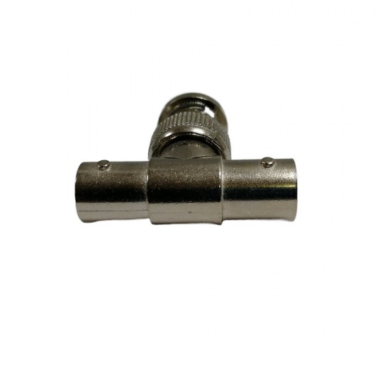 3 WAY BNC T PIECE CONNECTOR SPLITTER CCTV CAMERA MONITOR SOCKET JACK ADAPTOR 1 from satcity.ie Limerick Ireland
