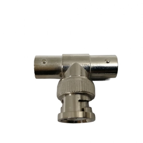 3 WAY BNC T PIECE CONNECTOR SPLITTER CCTV CAMERA MONITOR SOCKET JACK ADAPTOR 1 from satcity.ie Limerick Ireland