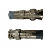 BNC CONNECTOR-COMPRESSION RG59 COAX CABLE CRIMP MALE PLUG FOR CCTV CAMERAS 1