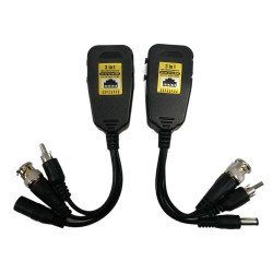 8MP Video, Audio & Power Over Ethernet CCTV Balun (1 Pair) 8MP Video, Audio & Power Over Ethernet CCTV Balun (1 Pair)