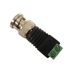 BNC MALE CONNECTOR-SCREW TERMINAL NO SOLDER CCTV DVR VIDEO CABLE END ADAPTER 1 BNC MALE CONNECTOR-SCREW TERMINAL NO SOLDER CCTV DVR VIDEO CABLE END ADAPTER 1