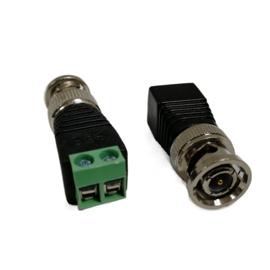 BNC MALE CONNECTOR-SCREW TERMINAL NO SOLDER CCTV DVR VIDEO CABLE END ADAPTER 1 from satcity.ie Limerick Ireland