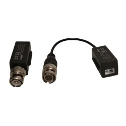 VIDEO BALUN 4K HD SET TVI/AHD/HDCVI/CVBS WITH LEAD CABLE CAT5E / 6 CCTV CAMERA 
