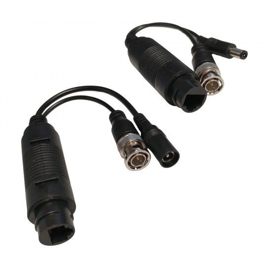 RJ45 AHD Video Balun with Lead up to 300m (2 Pack) from satcity.ie Limerick Ireland