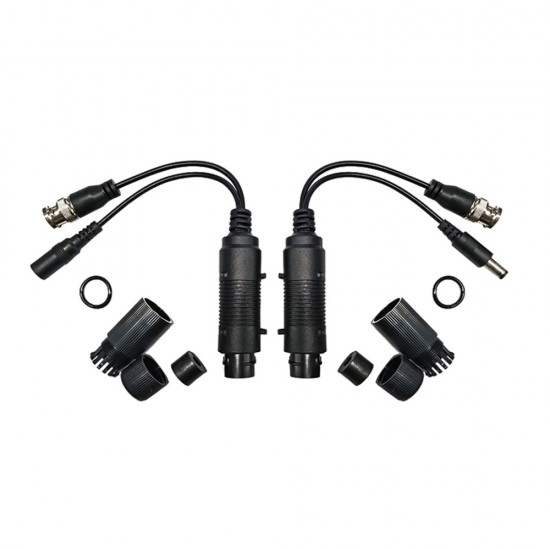 RJ45 AHD Video Balun with Lead up to 300m (2 Pack) from satcity.ie Limerick Ireland
