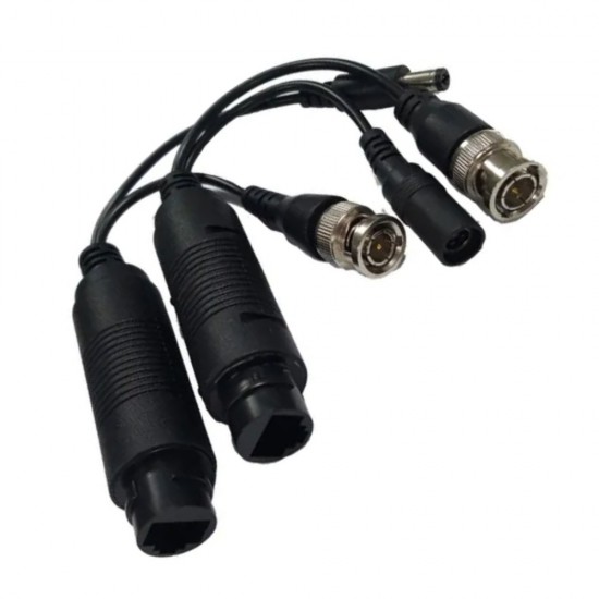 RJ45 AHD Video Balun with Lead up to 300m (2 Pack) from satcity.ie Limerick Ireland