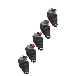 DC Female 2.1mm Connector Push Type for CCTV PACK OF 10