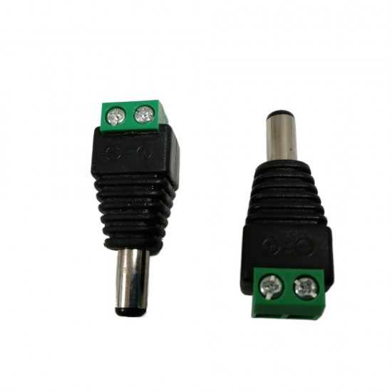 DC MALE POWER BALUN PLUG ADAPTER CONNECTOR JACK SOCKET CABLE PUSH FOR CCTV 10 from satcity.ie Limerick Ireland