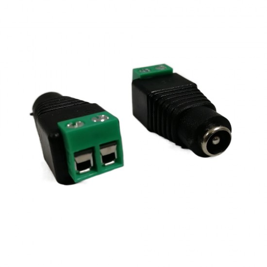DC FEMALE 12V POWER BALUN PLUG ADAPTER CONNECTOR JACK SOCKET CABLE PUSH FOR CCTV from satcity.ie Limerick Ireland