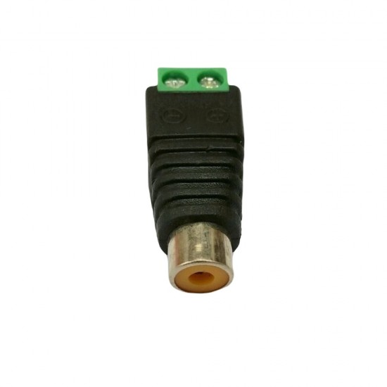 RCA FEMALE CONNECTOR PHONO SOCKET TO AV SCREW TERMINATION BLOCK AUDIO FOR CCTV from satcity.ie Limerick Ireland