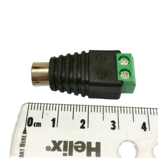 RCA FEMALE CONNECTOR PHONO SOCKET TO AV SCREW TERMINATION BLOCK AUDIO FOR CCTV from satcity.ie Limerick Ireland