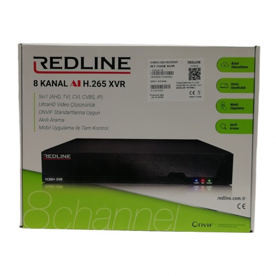 XVR RT-7008 Recorder Redline