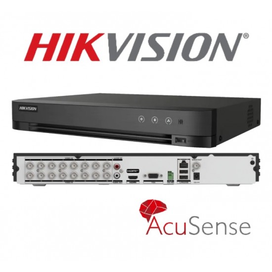 Hikvision 16CH Acusense Turbo DVR 3K 5MP from Satcity.ie Ireland Limerick Hikvision 16CH Acusense Turbo DVR 3K 5MP