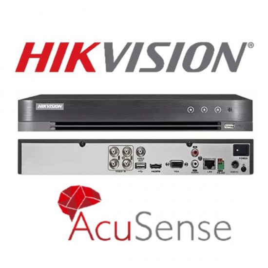 Hikvision 4CH Acusense Turbo DVR 5MP 3K from Satcity.ie Ireland Limerick Hikvision 4CH Acusense Turbo DVR 5MP 3K