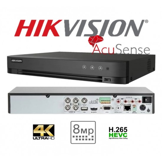 Hikvision 4CH Acusense Turbo DVR 8MP