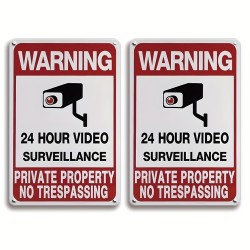 CCTV Surveillance Security Camera Heavy Duty CCTV Warning Sign