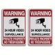 CCTV Surveillance Security Camera Heavy Duty Warning Sign – Weatherproof Outdoor Sign
