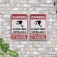 CCTV Surveillance Security Camera Heavy Duty Warning Sign – Weatherproof Outdoor Sign