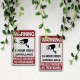 CCTV Surveillance Security Camera Heavy Duty Warning Sign – Weatherproof Outdoor Sign