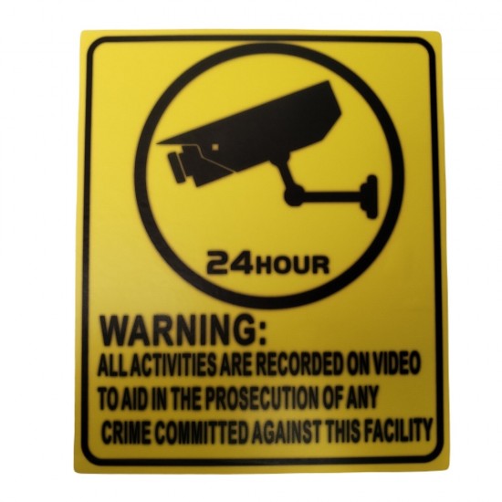 Warning CCTV Cameras in Operation Sign