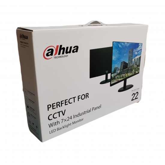 Dahua 22" Commercial LED Display Full HD Monitor from Satcity.ie Ireland Limerick Dahua 22" Commercial LED Display Full HD Monitor - HDMI & VGA