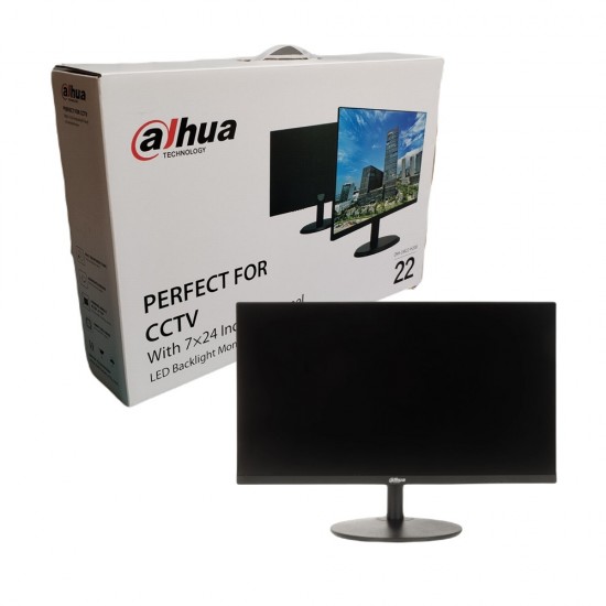 Dahua 22" Commercial LED Display Full HD Monitor from Satcity.ie Ireland Limerick Dahua 22" Commercial LED Display Full HD Monitor - HDMI & VGA