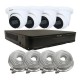 Dahua 4 Channel IP CCTV Kit NVR-9004 with 4MP Lite AI WizSense Dome Cameras (2.8mm)