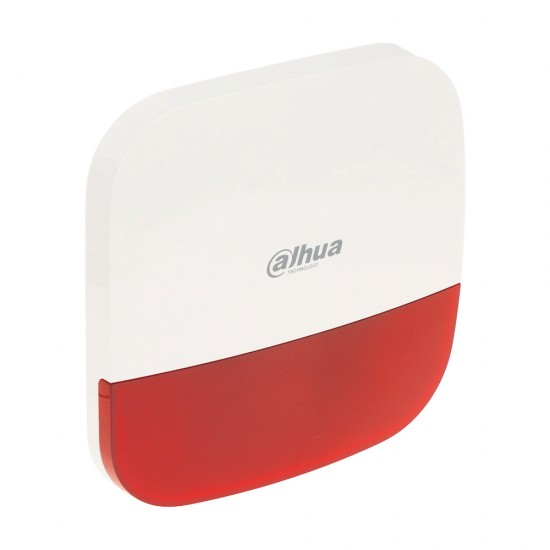Dahua Wireless Alarm Internal External Siren (Red)