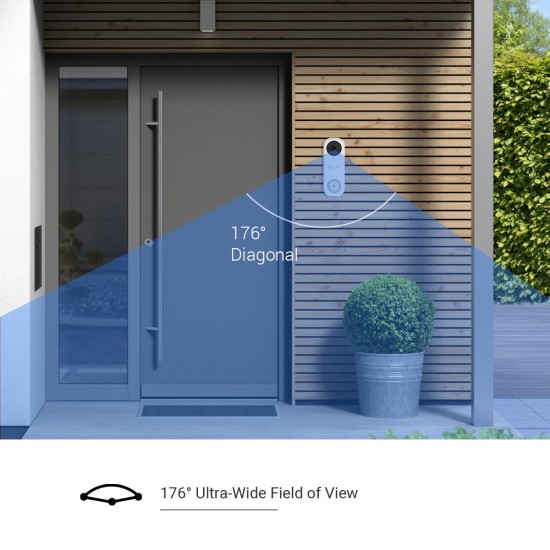 EZVIZ DB1 PRO - Wired WiFi Video Doorbell 5MP 2K+ from Satcity.ie Ireland Limerick EZVIZ DB1 PRO - Wired WiFi Video Doorbell 5MP 2K+