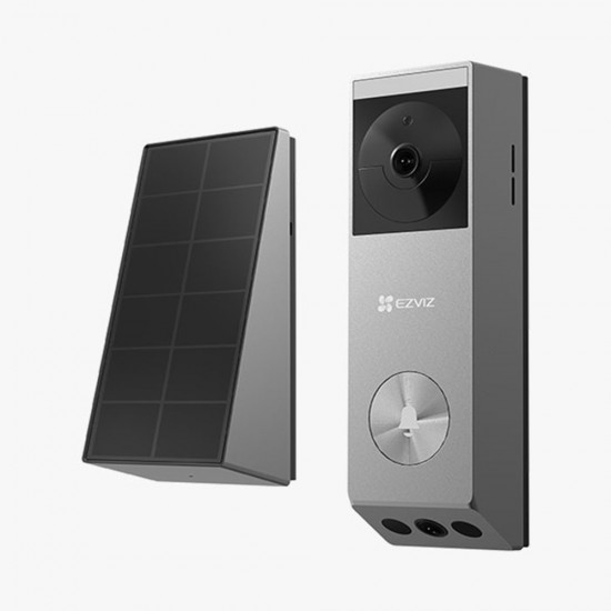 EZVIZ EP3x Pro - Battery Powered WiFi Doorbell Kit with Solar Panel