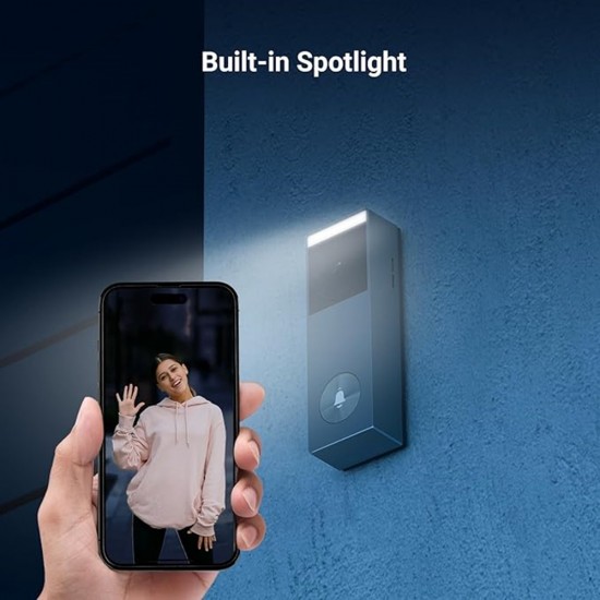 EZVIZ EP3x Pro - Battery Powered WiFi Doorbell Kit with Solar Panel