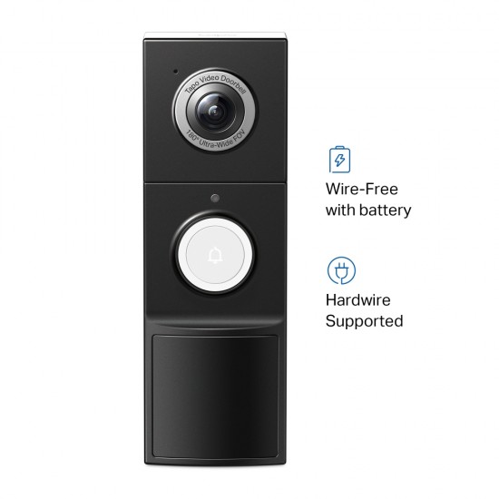 Tp-Link Tapo 5MP 2K  D235 Tapo Smart Battery Video Doorbell
