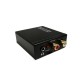 DIGITAL AUDIO TO ANALOGUE CONVERTER STEREO TOSLINK RCA USB POWER COAX ADAPTER