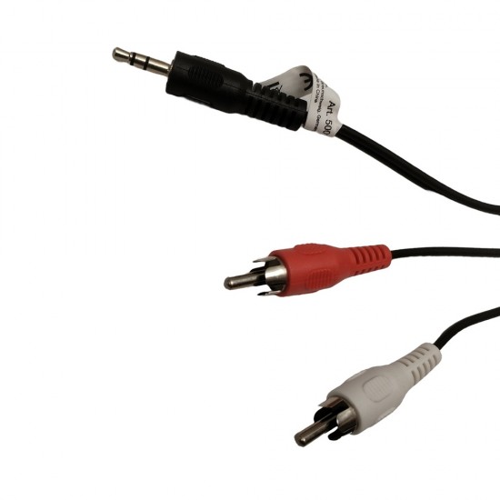 1.5M AUX Adapter 3.5mm male to Phono RCA male audio Jack to stereo adapter cable