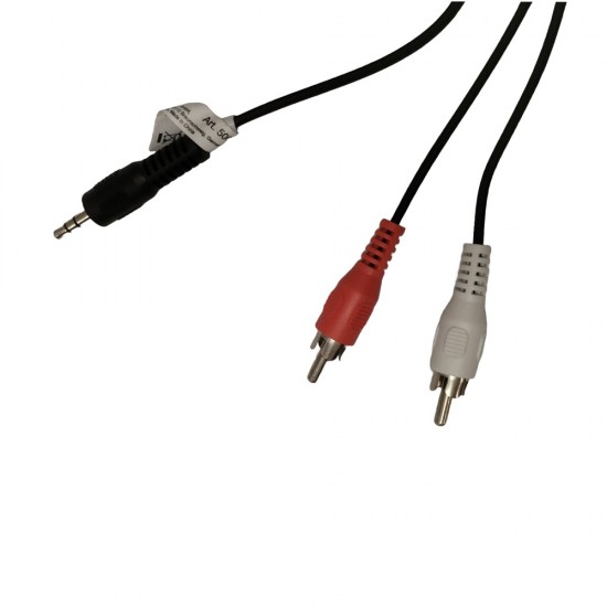 1.5M AUX Adapter 3.5mm male to Phono RCA male audio Jack to stereo adapter cable
