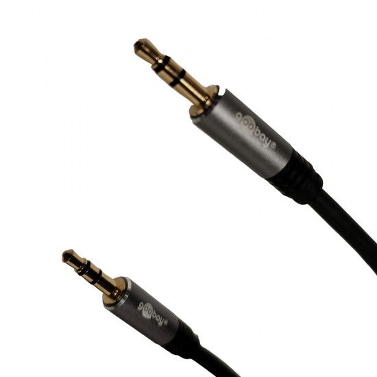 Premium 0.3m AUX Male to Male Cable 3.5mm Jack