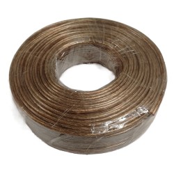 50M TRANSPARENT SPEAKER CABLE 2 CORE CLEAR CAR AUTO AUDIO HIFI TWIN WIRE LEAD 50M TRANSPARENT SPEAKER CABLE 2 CORE CLEAR CAR AUTO AUDIO HIFI TWIN WIRE LEAD