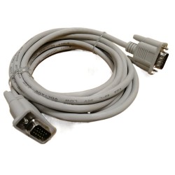 5M VGA CABLE MALE TO MALE 15 PIN PC Computer to TFT Monitor LCD Extension 5M VGA CABLE MALE TO MALE 15 PIN PC Computer to TFT Monitor LCD Extension