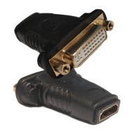 DVI-I FEMALE TO HDMI A FEMALE ADAPTER CONVERTER Gold Plated 24+1 Pin PC to Monitor